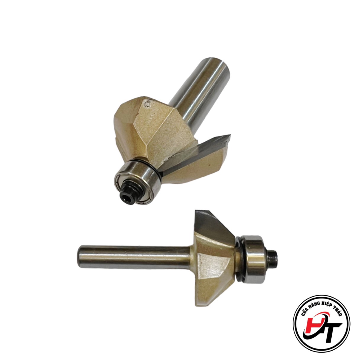 Mũi phay gỗ vát 45 độ có bi Tideway cao cấp 0203 MSVCB-45-TW