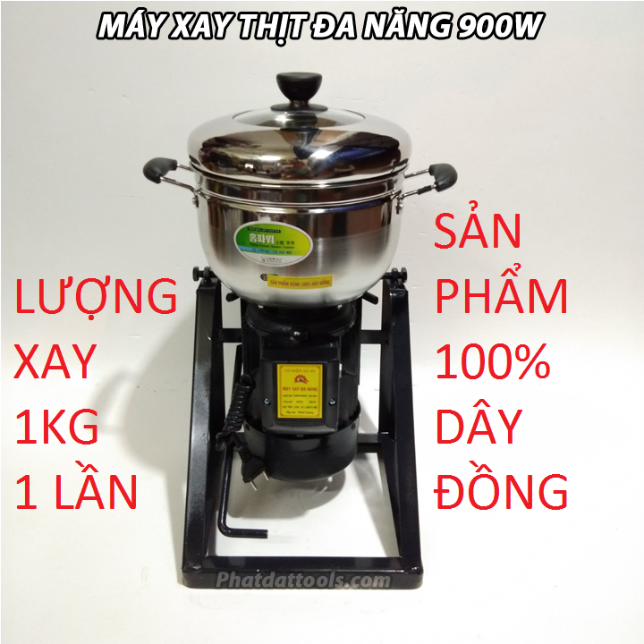máy say thịt làm giò chả 900w