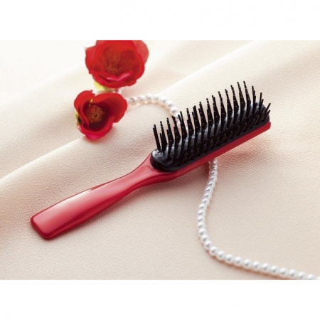 Lược chải tóc Sakura màu đỏ Nhập khẩu từ Nhật Bản