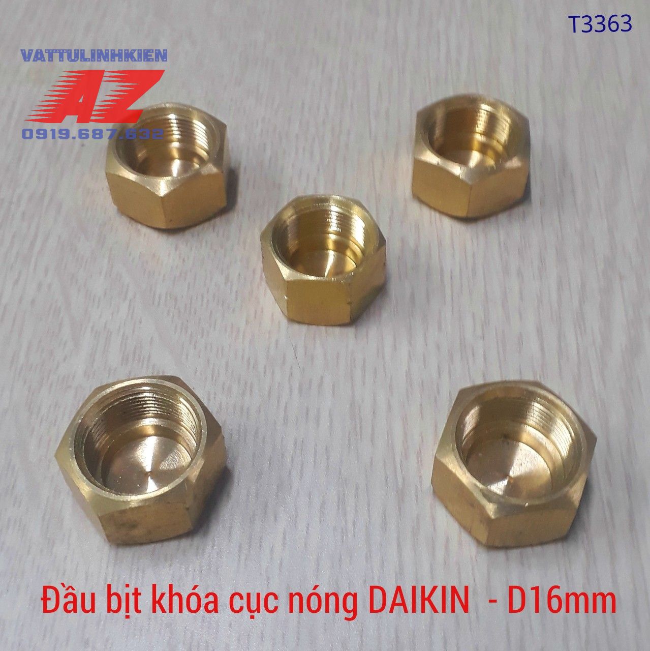 SET 5 đầu bịt khóa cục nóng Điều hoà DAIKIN