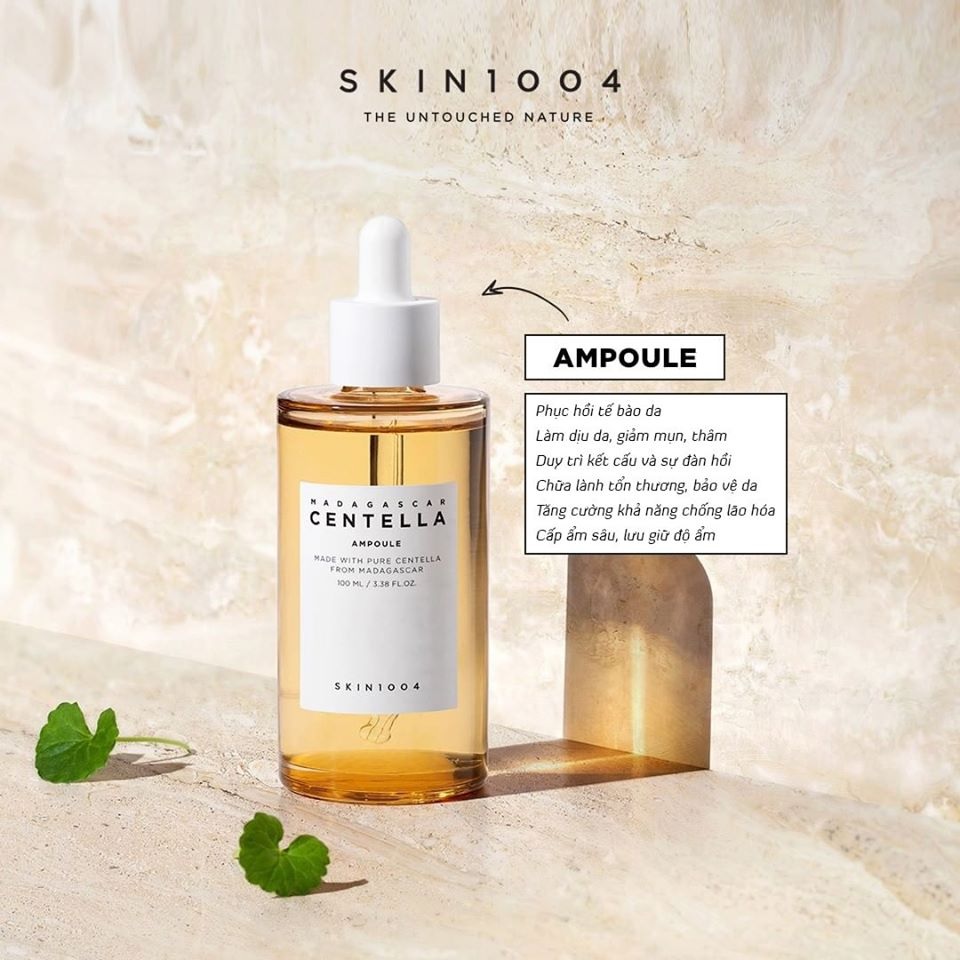 Tinh Chất Rau Má Giúp Làm Dịu, Phục Hồi Da Mụn Skin1004 Madagascar Centella Ampoule SkinCare