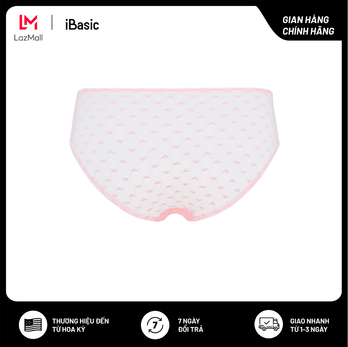 Quần lót nữ bikini ren lưới iBasic PANW103