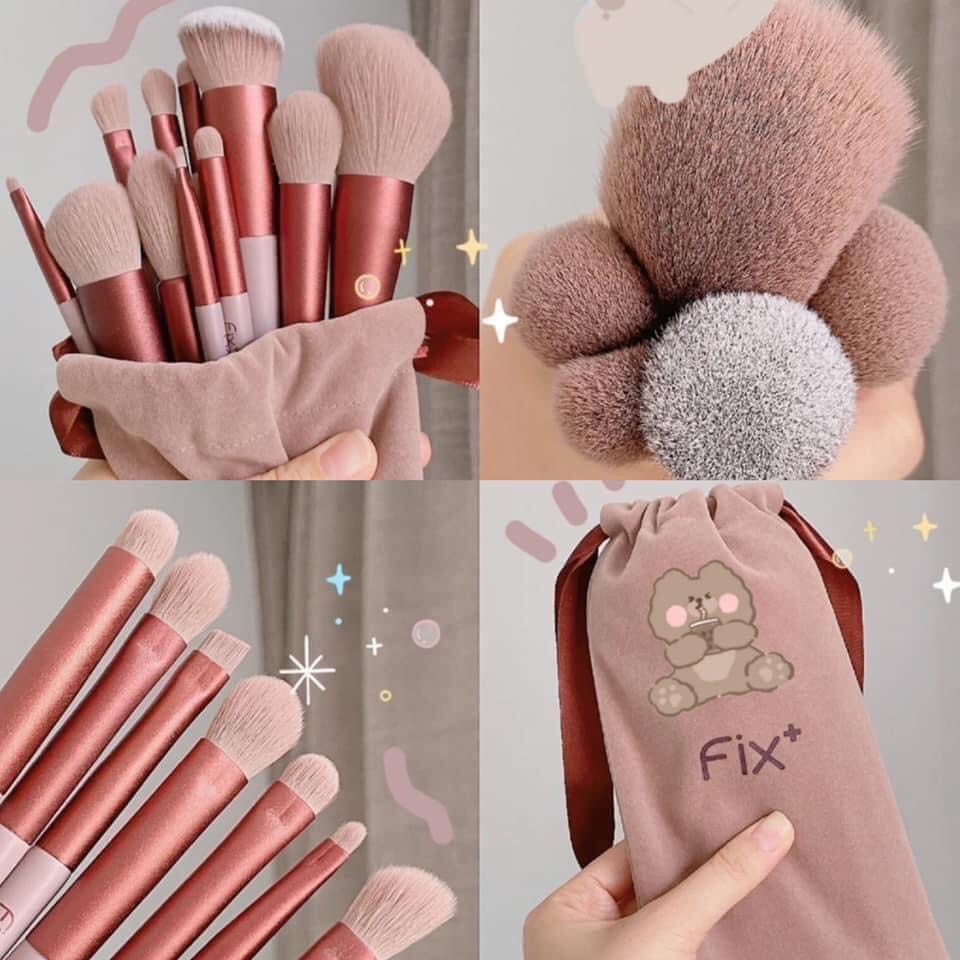 Bộ Cọ Trang Điểm Cá Nhân Fix+ 13 Món Siêu Hot