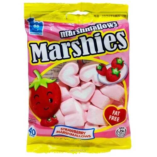 Kẹo Bông Gòn Marshies Hương Dâu