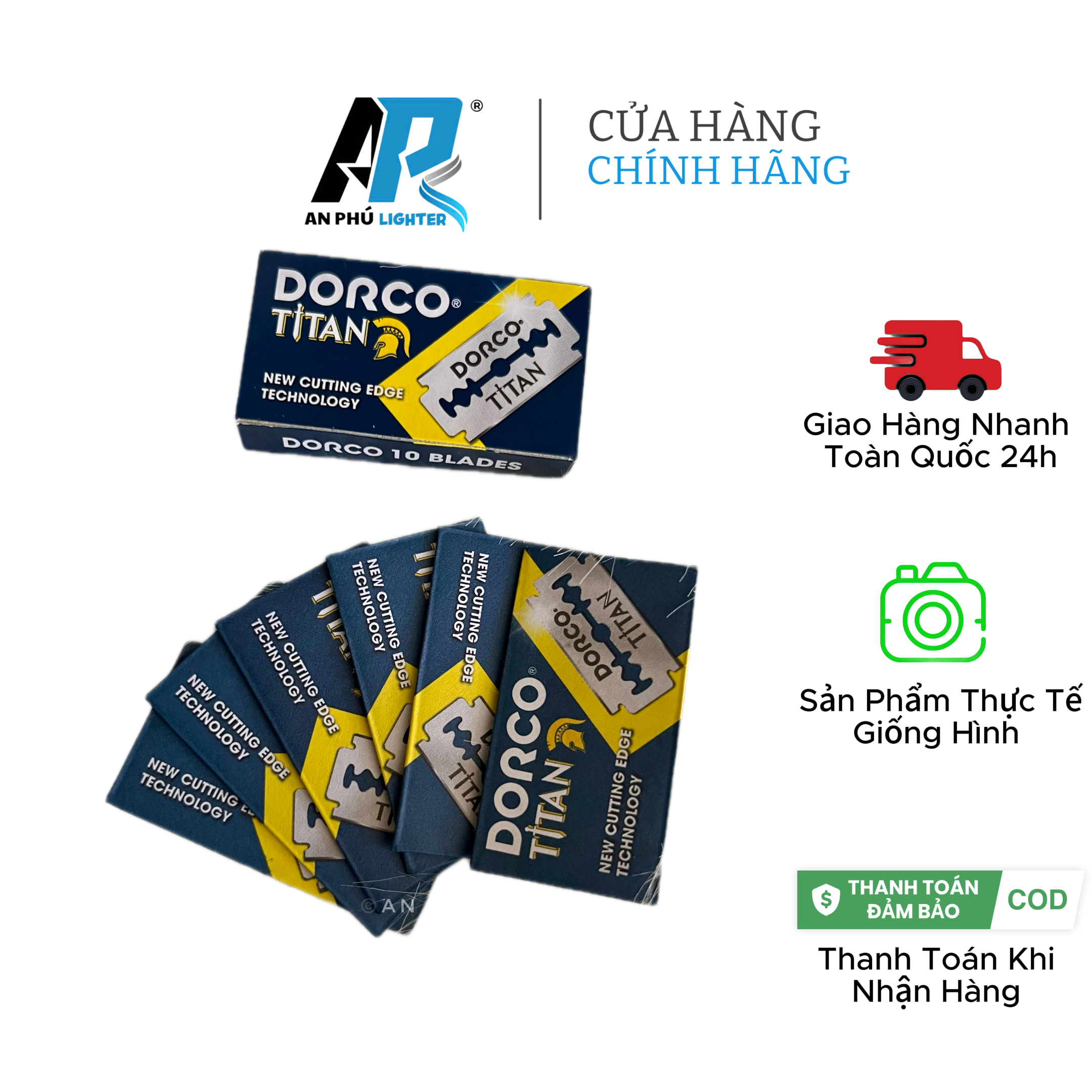 [ Free Ship ] [ CHÍNH HÃNG ] [ GIÁ BÁN DÙNG THỬ ] LƯỠI LAM DORCO TITAN
