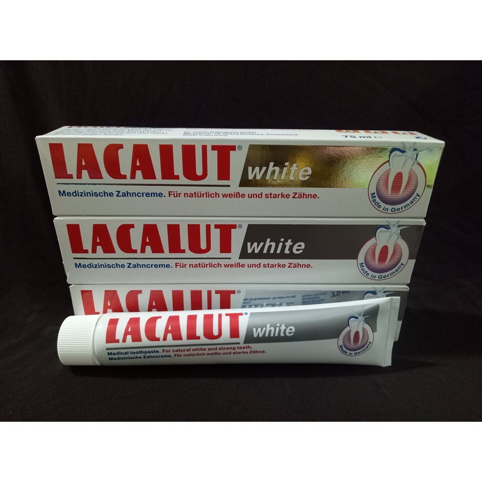 Kem Đánh Răng Lacalut White 75ml - Hàng Nhập Khẩu Đức (HD: 01/2023)