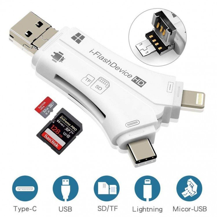 [HCM]Đầu Đọc Thẻ Nhớ Đa Năng 4 Trong 1