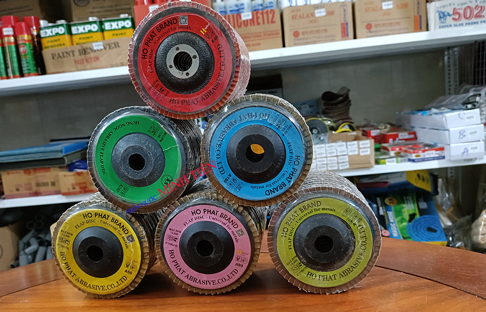 10 đĩa Nhám xếp, drap xếp 100 mm hàng Việt Nam chất lượng cao