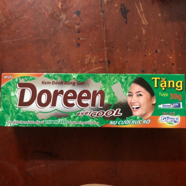 [HCM]Kem đánh răng Doreen ever Cool 200g + tặng tuýp 30g