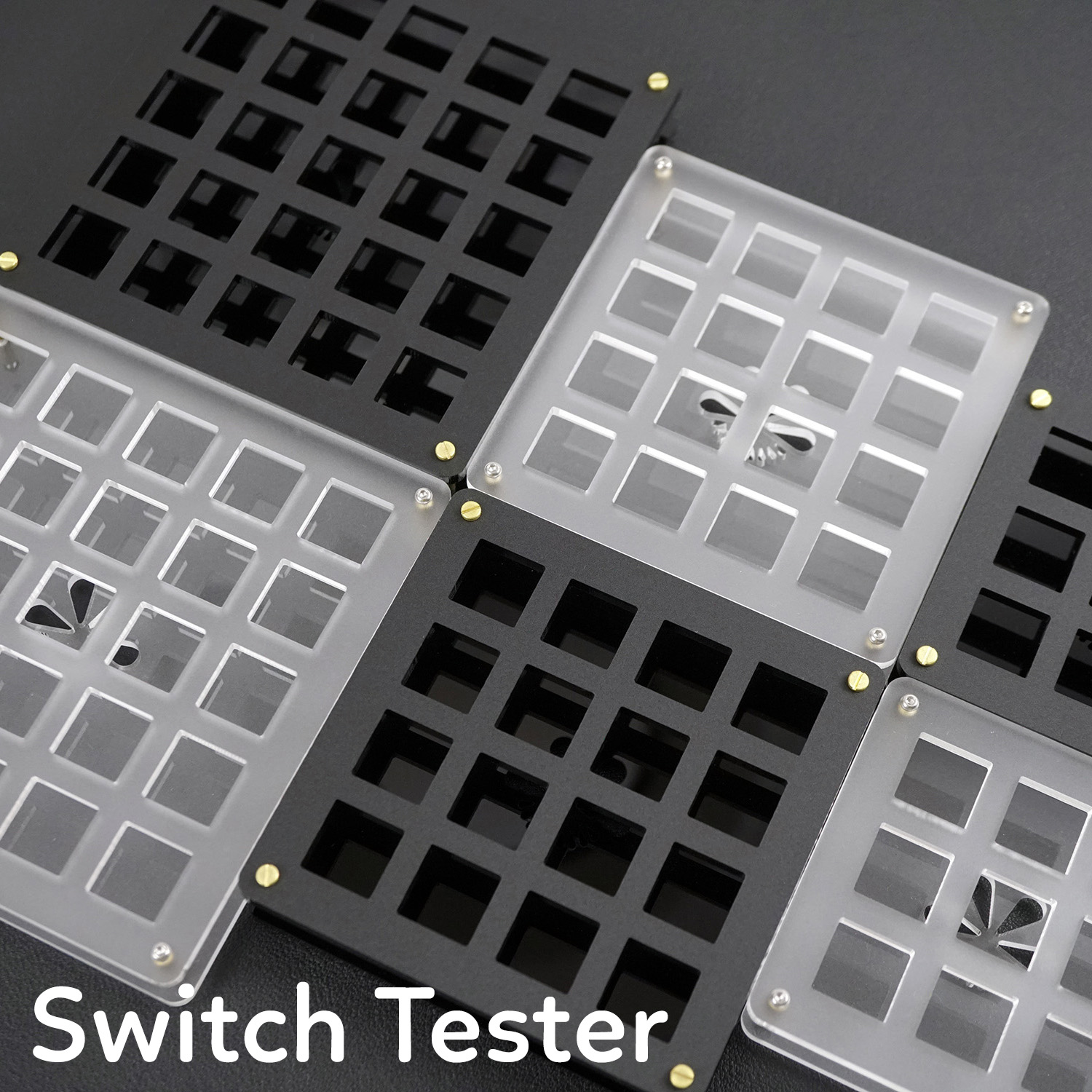 Acrylic Switch Tester - Various colors and sizes