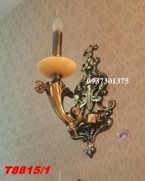 Đèn Tường Nến Đồng Đá T8815/1