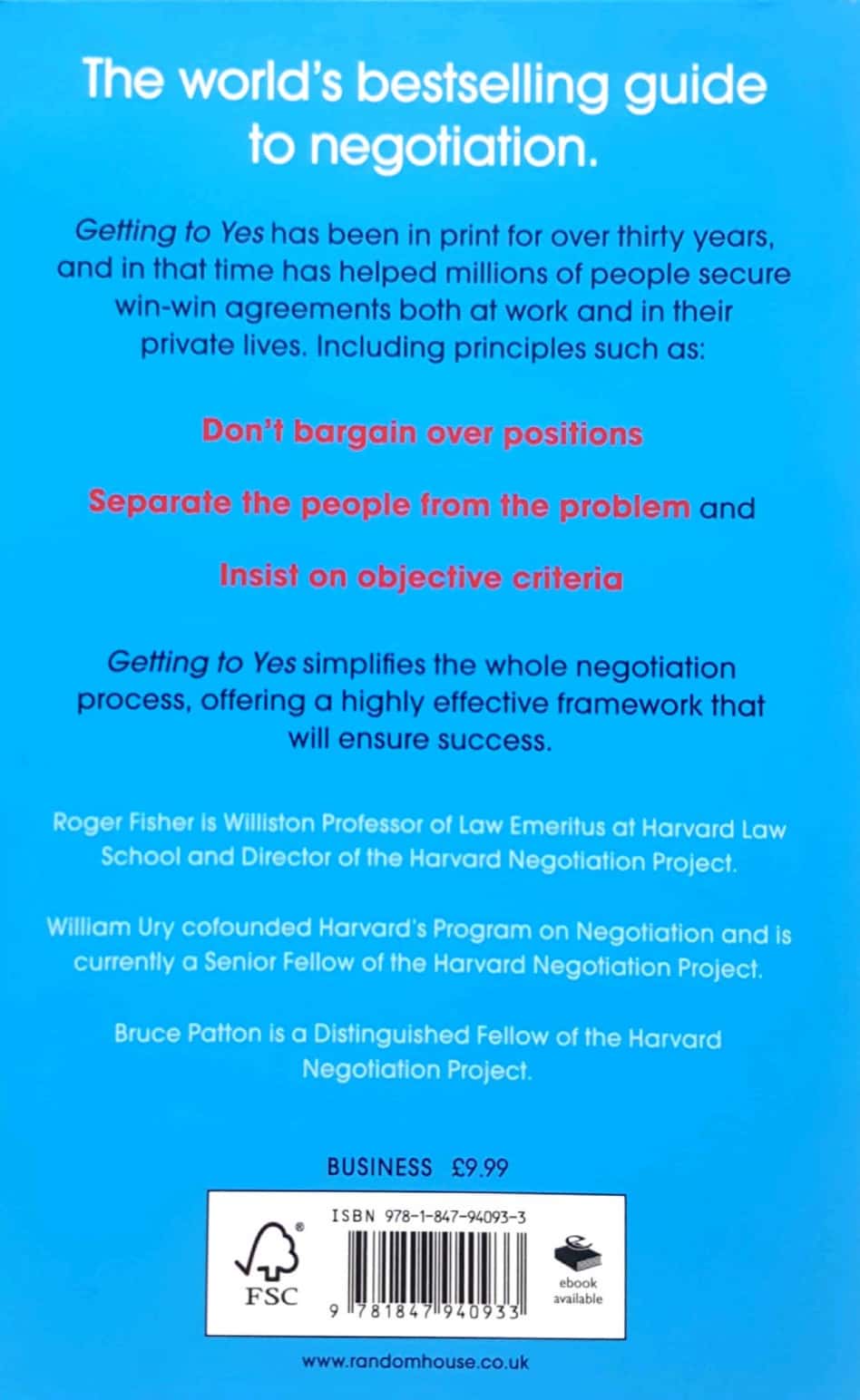 Sách Ngoại Văn - Fahasa - Getting To Yes : Negotiating An Agreement Without Giving In