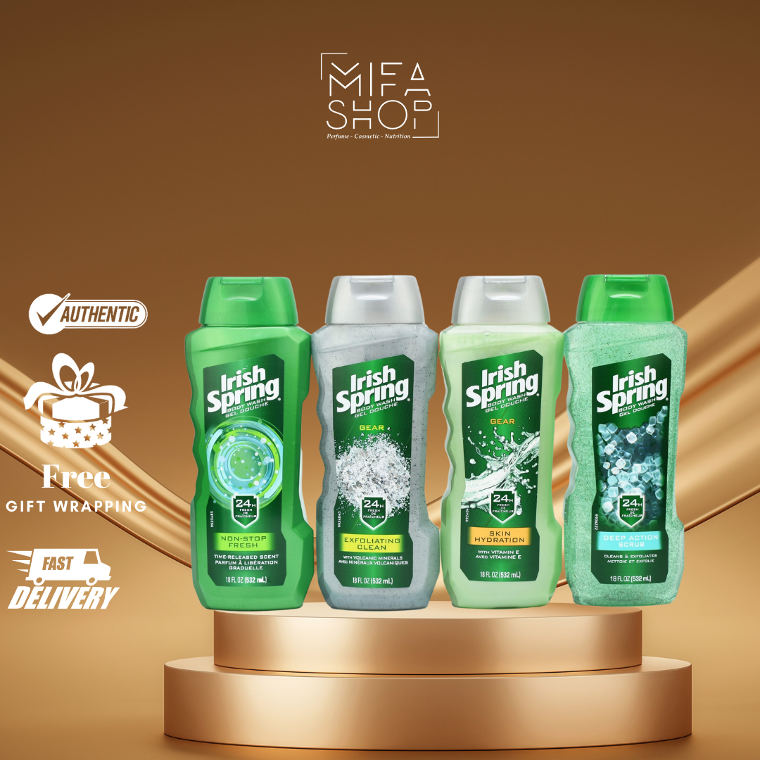 Sữa tắm irish spring body wash gel douche 532ml