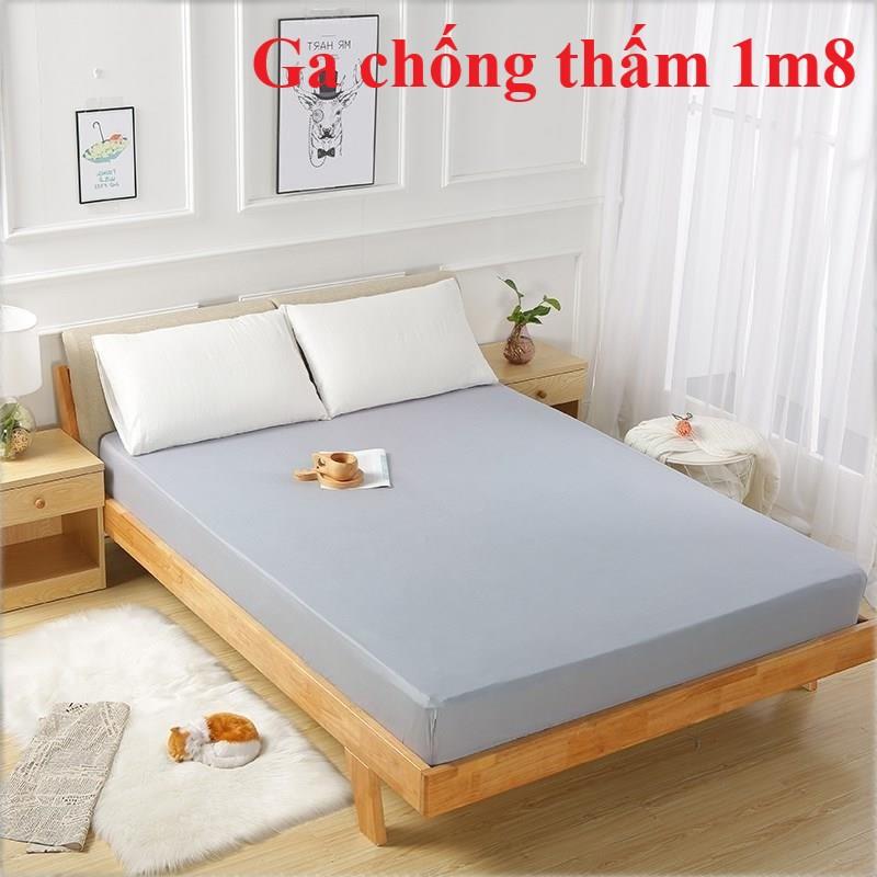 Ga chống thấm 1m8, ga trải giường chống thấm, chống thấm 100%, không bí, đảm bảo đối lưu không khí. Bảo hành toàn quốc 1 đổi 1 trong 12 tháng bởi Sun Store