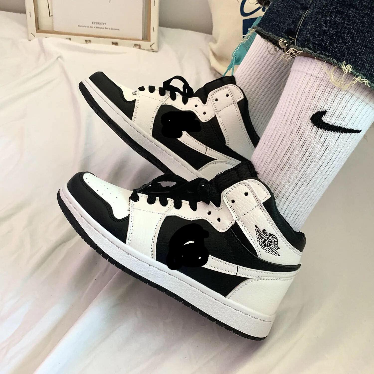 (FREESHIP+ QUÀ TẶNG)Giày Sneaker JD PANDA TRẮNG  [Full Box] D&P HÀNG SIÊU CẤP