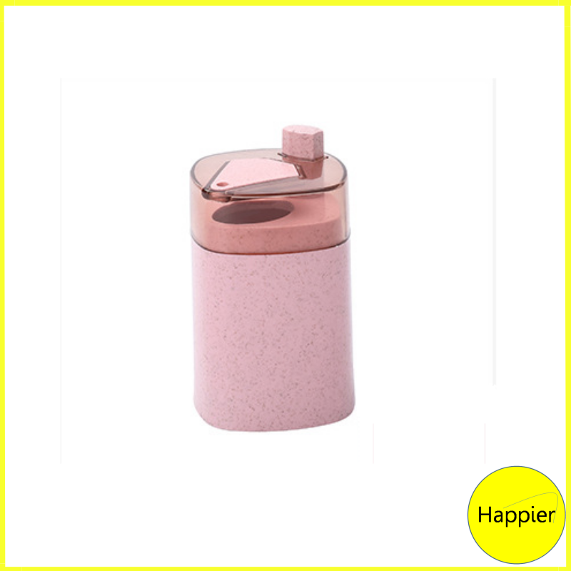 [HCM]Hủ Đựng Tăm Nút Nhấn Tự Động - Happier