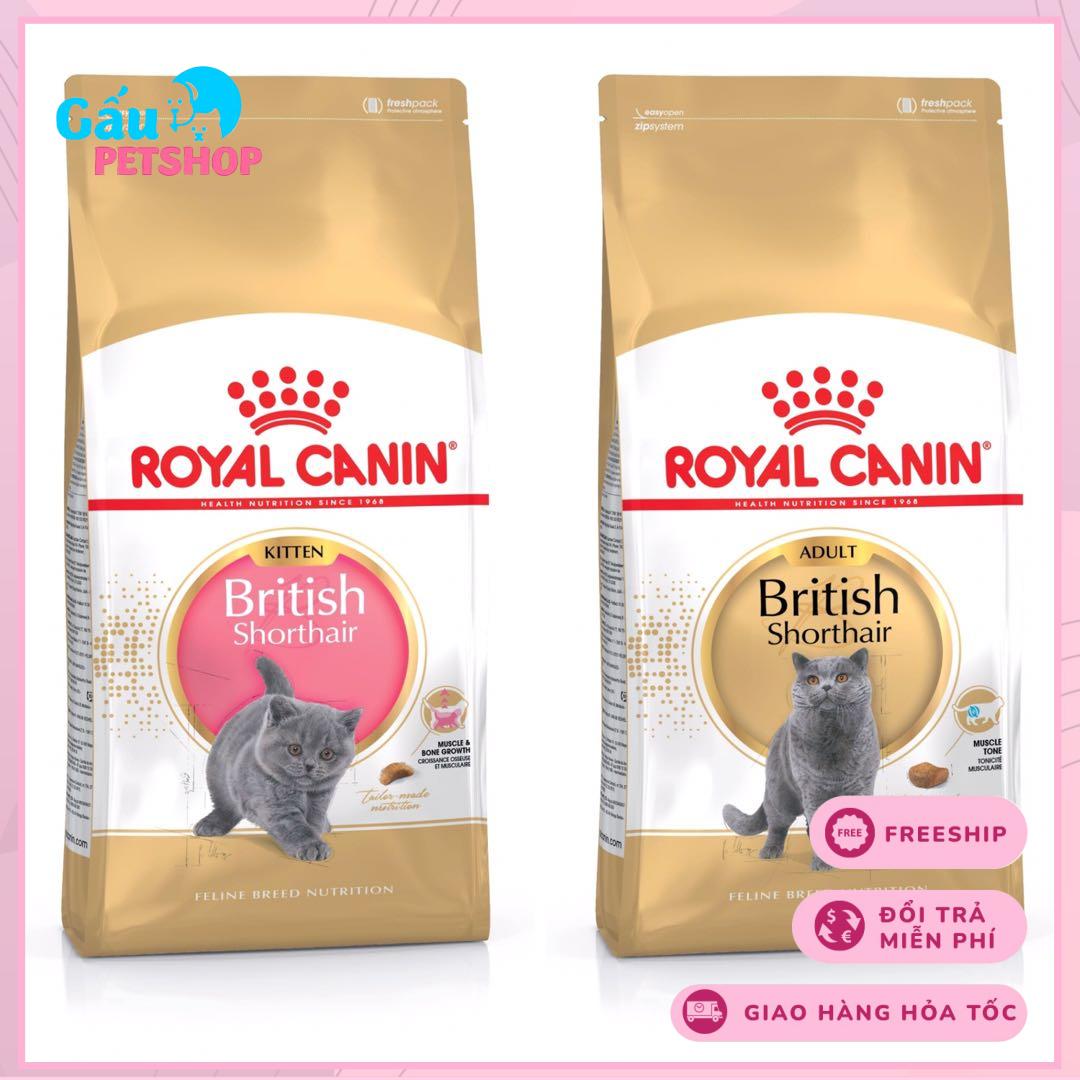 Thức ăn hạt cho mèo trưởng thành royal canin british shorthair adult