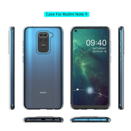 Ốp dẻo trong suốt cho Redmi Note 9 (Hàng loại A)