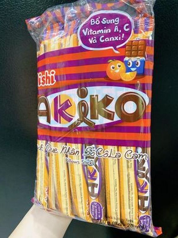 Bánh Akiko Nhân Socola Cam - Siêu Ngon