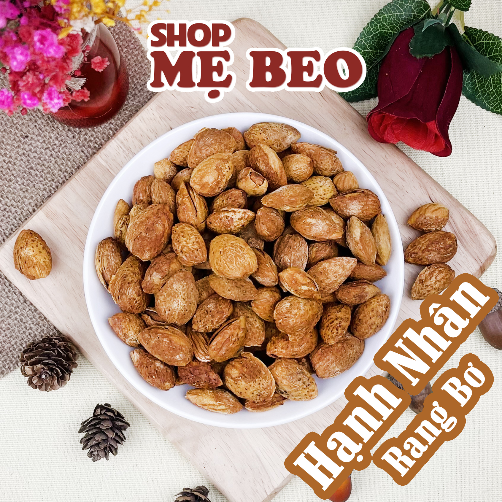 Hạt Hạnh Hạnh Nhân Nhập Khẩu Shop Mẹ Beo