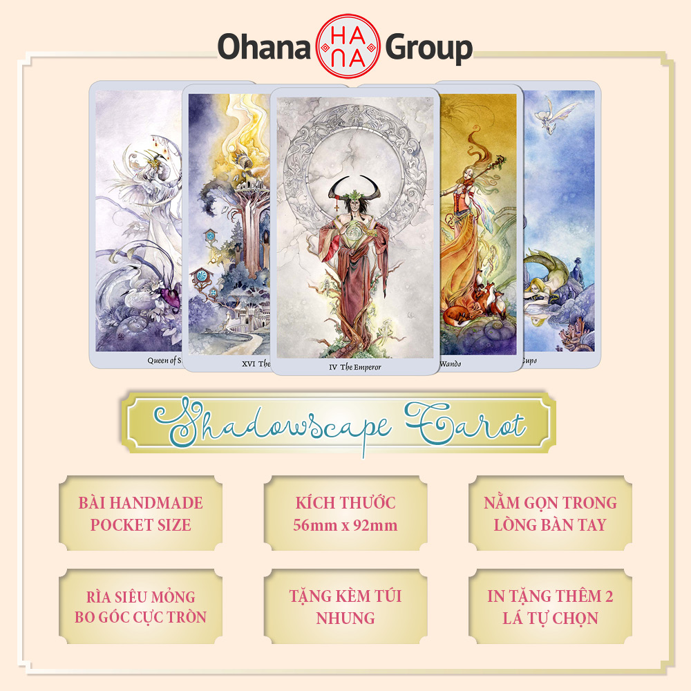 Bài Tarot Shadowscapes phiên bản bỏ túi (Handmade)