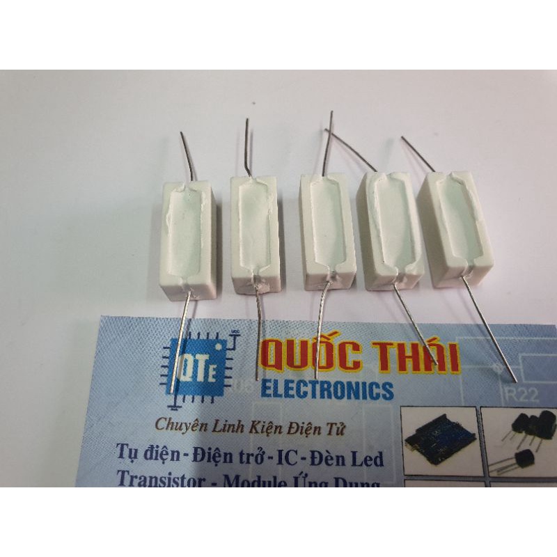 Combo 10 điện trở công suất 5w (trở sứ x 10 con)