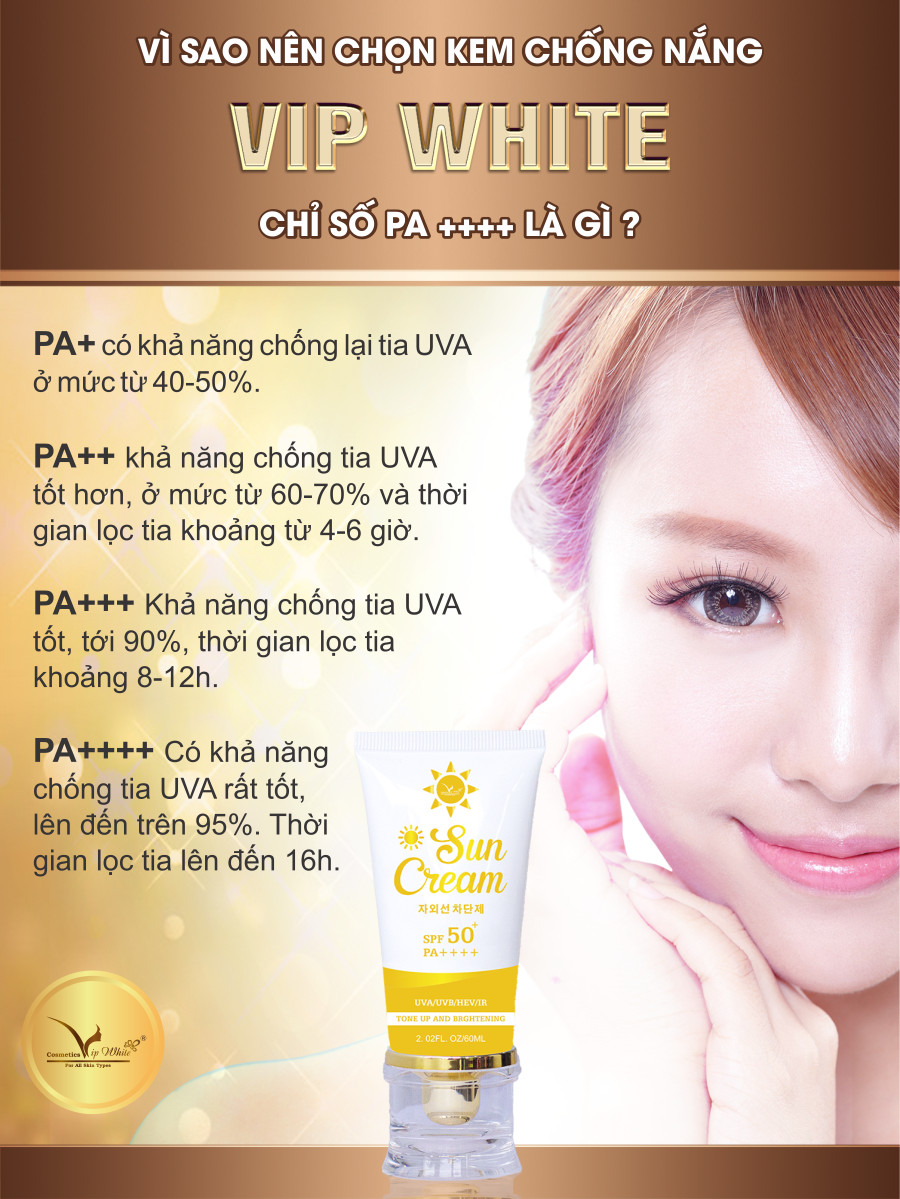 Kem Chống Nắng Vip White