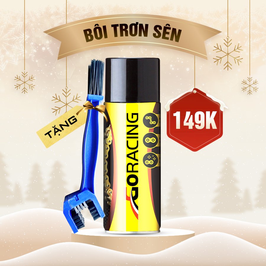 Chai xịt bôi trơn sên Goracing (340001)