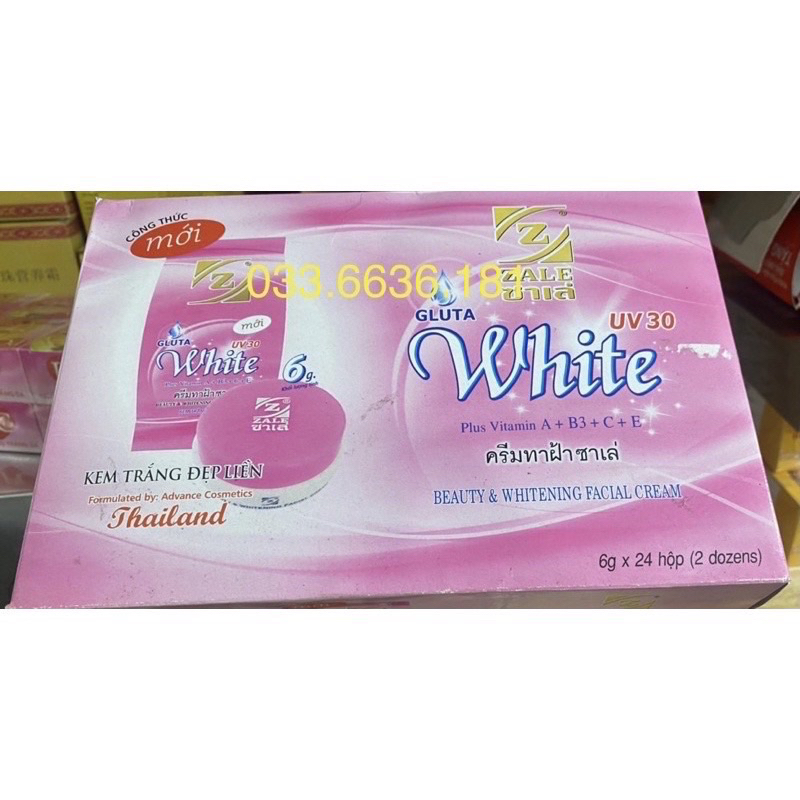 Combo 12 hủ kem zale hồng việt hủ 6g