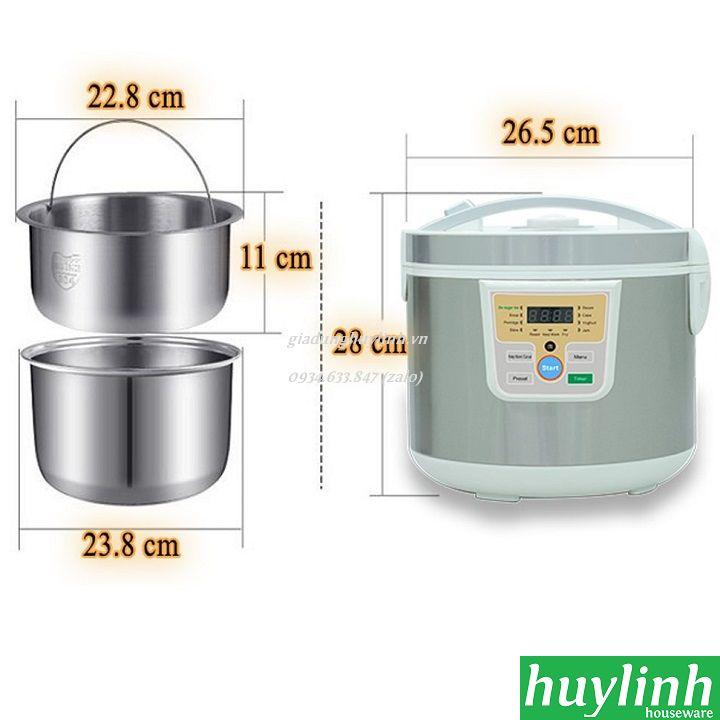 [HCM]Nồi cơm điện tách đường Mishio MK188 - 1.8 lít