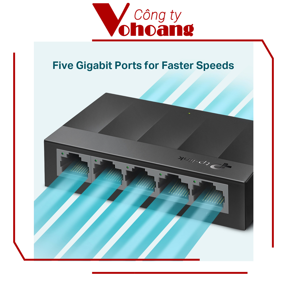 Switch Gigabits TP-Link LS1005G để bàn 5 cổng 10/100/1000Mbps