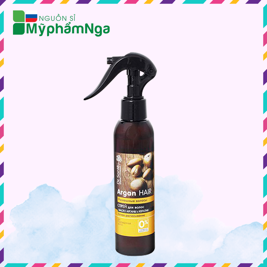 [HCM]Xịt tóc Argan Dr Sante phục hồi tóc mềm mượt tóc