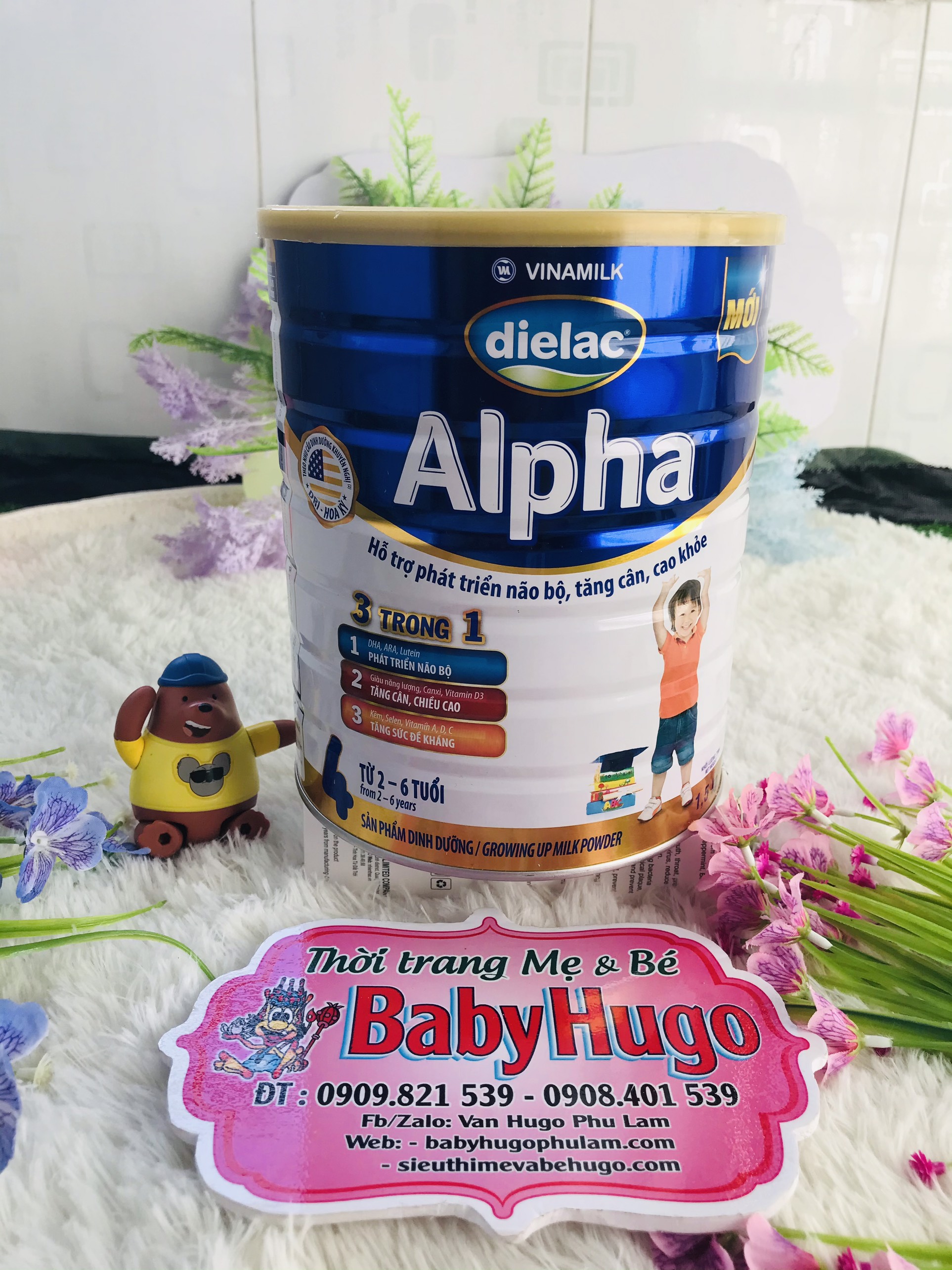 [DATE MỚI] Sữa Dielac Alpha Step 4 - 900g/1.5KG ( 2- 6 tuổi )