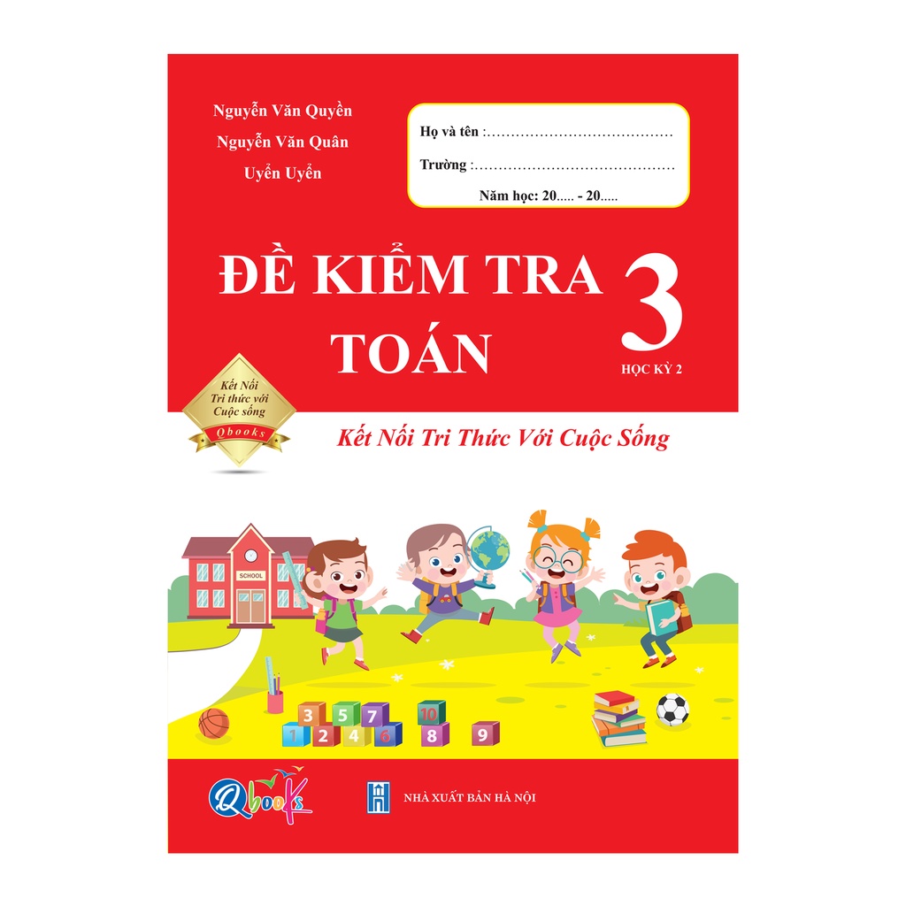 Sách combo đề kiểm tra toán lớp 3 - kết nối tri thức với cuộc sống - bản quyền