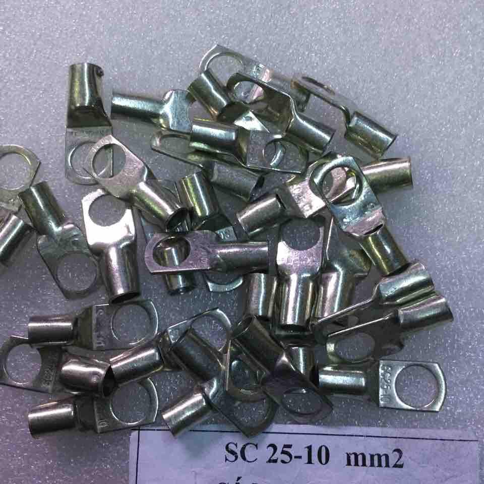 Đầu cốt bít trần SC 25-10 mm