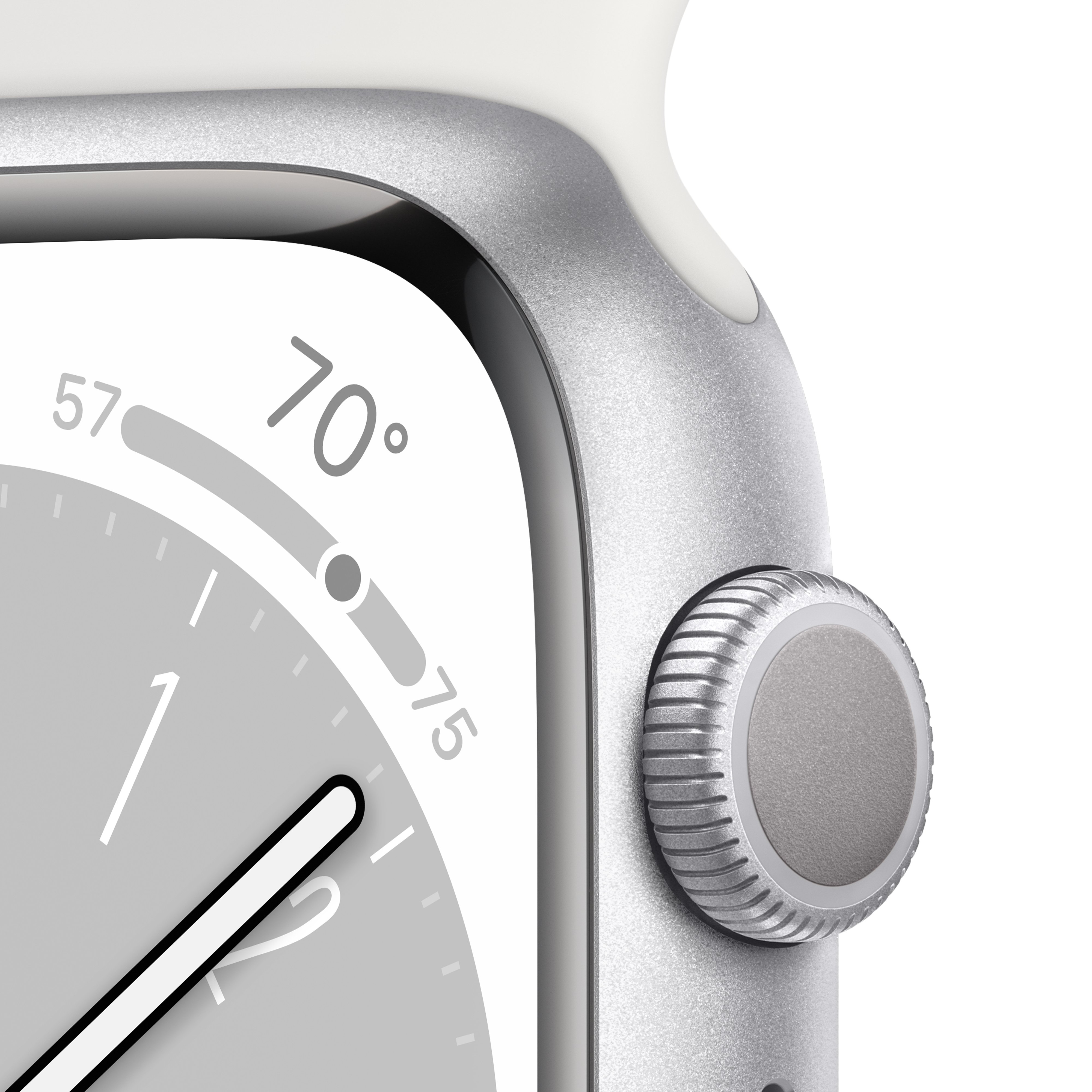 Apple Watch Series 8 GPS Viền Nhôm Với Dây Cao Su - Hàng Chính Hãng