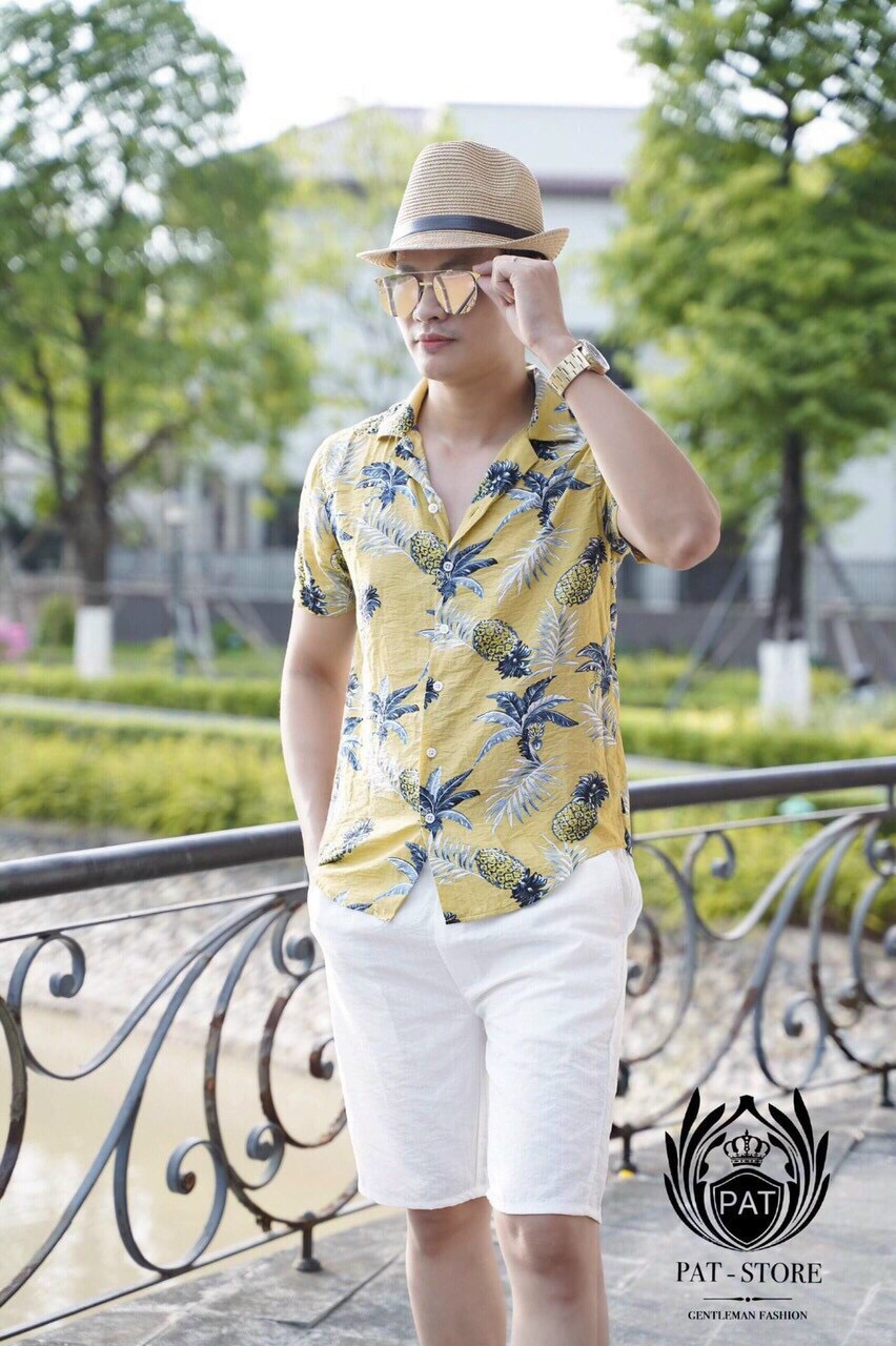 [HCM]Aó Sơ Mi 5d  lụa hang cao cấp nam mẫu mới hót KV ( Shop Nâu Fashion)