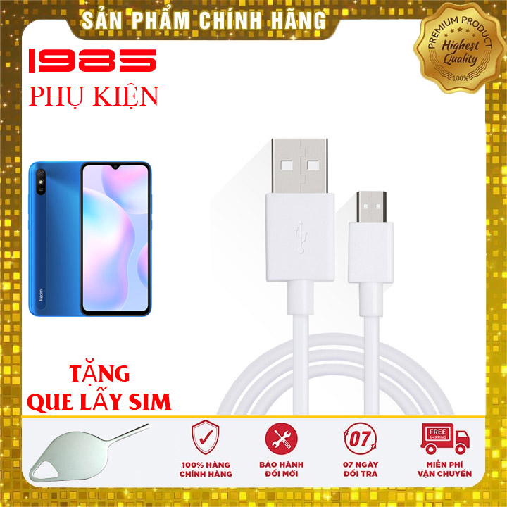 Cáp sạc nhanh cho xiaomi redmi 9a