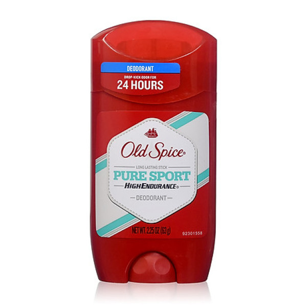 [USA] Lăn sáp khử mùi nam Old Spice 85g Pure Sport | Fresh | Original Đỏ (sáp xanh trong) | Trắng (sáp trắng) High Endurance - Mỹ