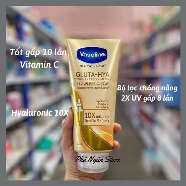 Dưỡng thể trắng da vaseline Thái Lan 300ml (chính hãng)