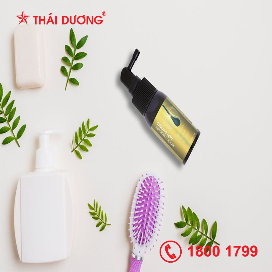 Xịt tóc Dược liệu Thái Dương lọ 30ml [Chính hãng]
