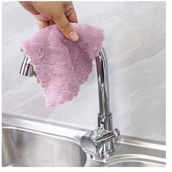 Khăn lau 2 màu đa năng siêu thấm hút