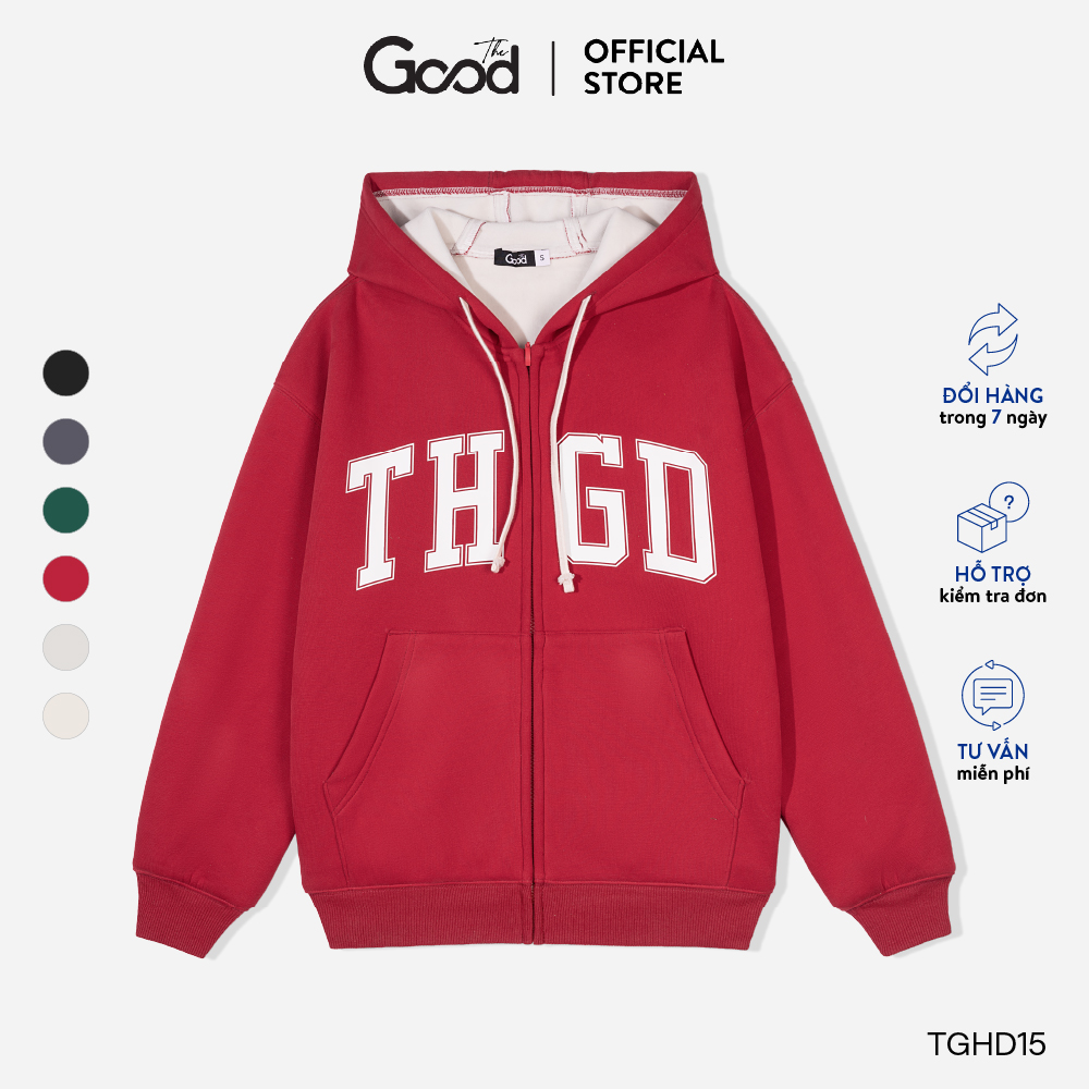 Áo Hoodie Ziper Basic THE GOOD/ Marcus