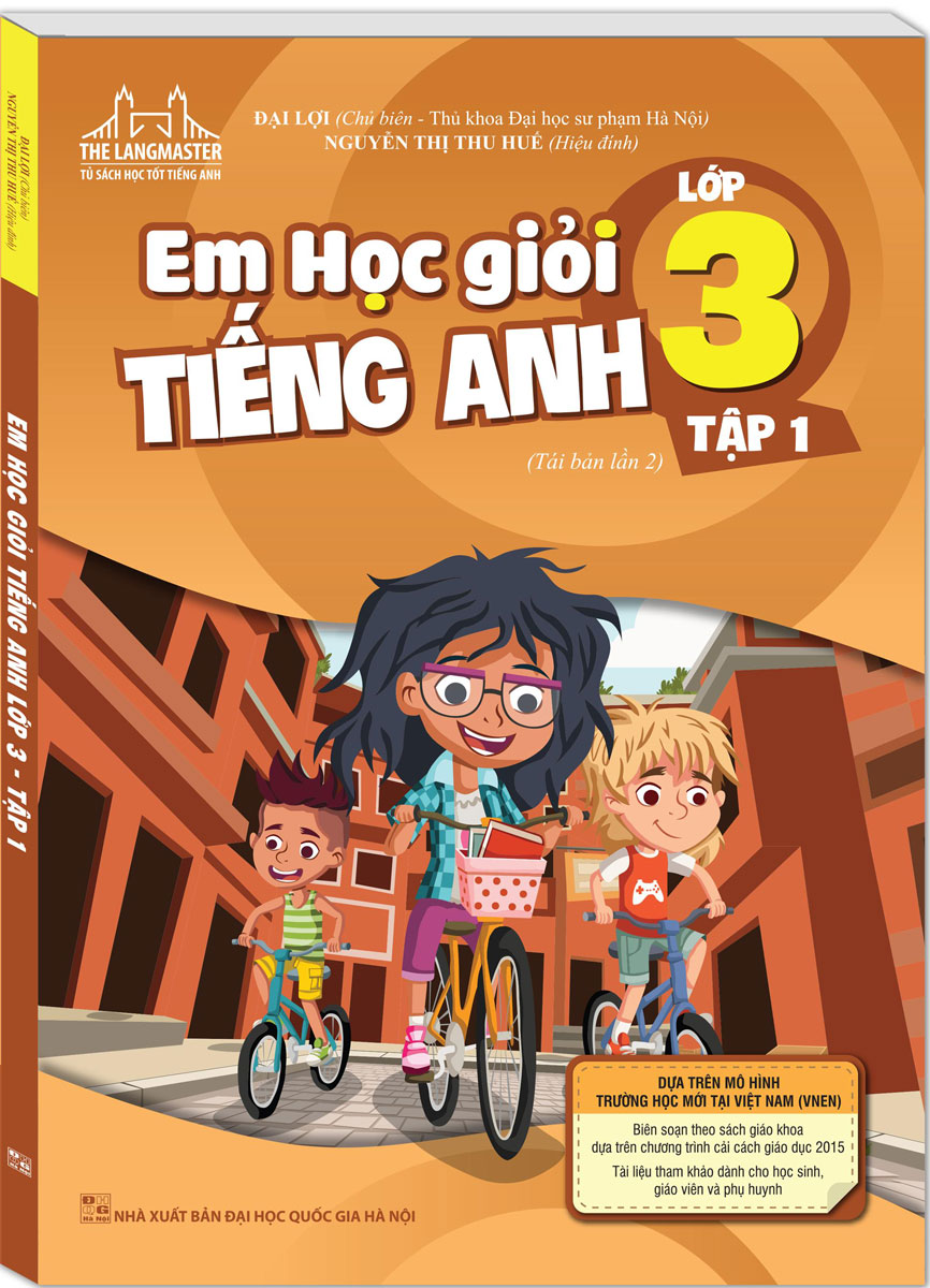 THE LANGMASTER - EM HỌC GIỎI TIẾNG ANH LỚP 3 TẬP 1 (KÈM CD)