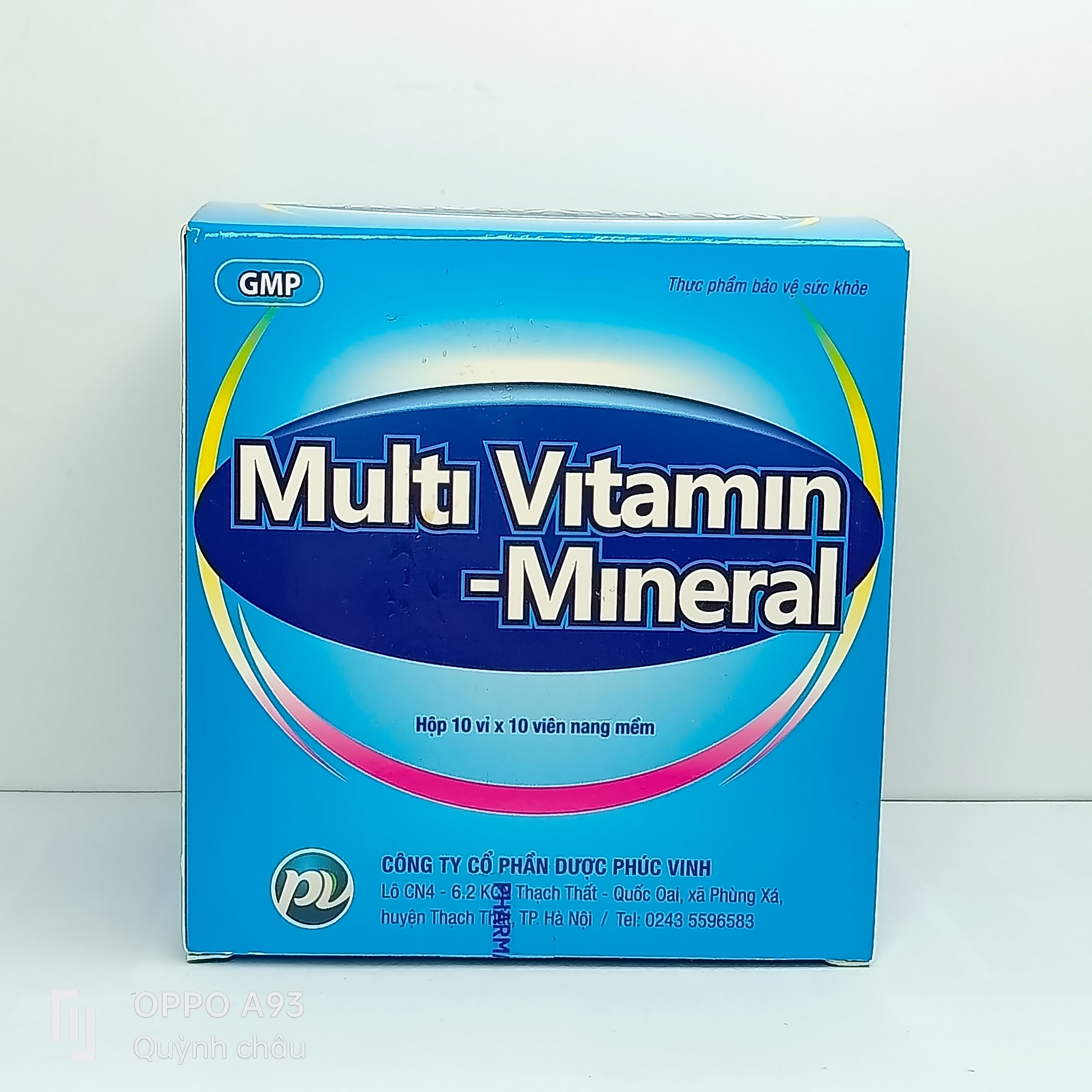 Multi vitamin mineral - phúc vinh - hộp 100 viên - bổ sung vitamin, khoáng chất cần thiết cho cơ thể