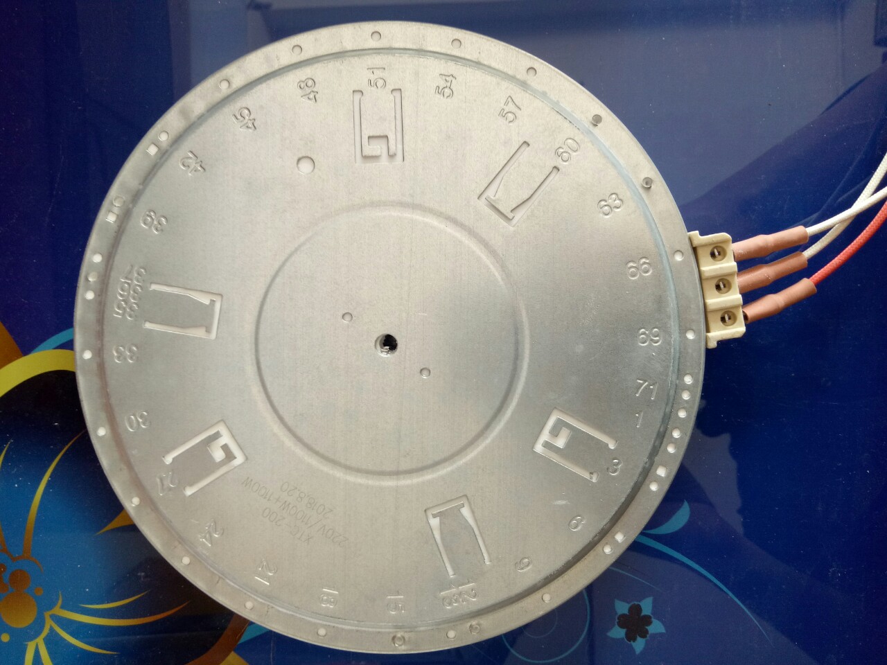 Mâm nhiệt bếp hồng ngoại Sunhouse loại 3 dây 2 vòng nhiệt