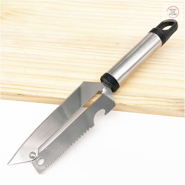 💚 CON DAO GỌT CỦ QUẢ INOX 2 LƯỠI ĐA NĂNG