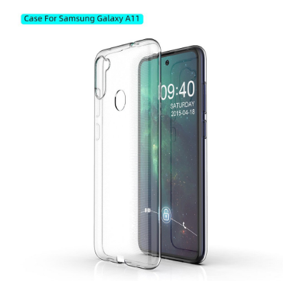 Ốp lưng Silicon TPU mềm trong suốt dành cho Samsung Galaxy A11 A 11 A115F