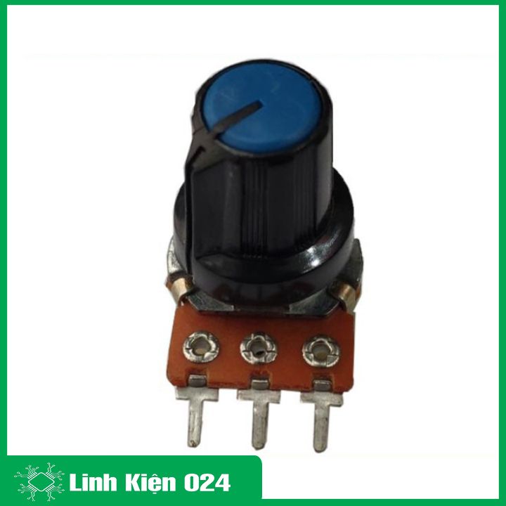 Combo biến trở volume (triết áp + vỏ triết áp nhựa)