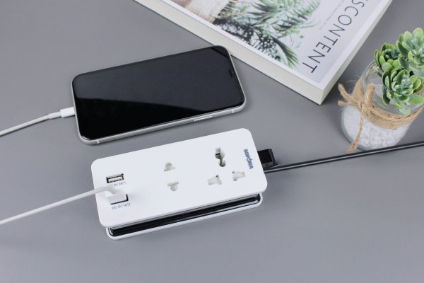 Ổ cắm điện thông minh SOPOKA Q2U Q4U tích hợp cổng USB sạc nhanh an toàn, tiện lợi giá rẻ
